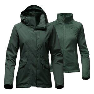 The North Face Dark Green Women's Lg Goose Down Parka With Removable Hood